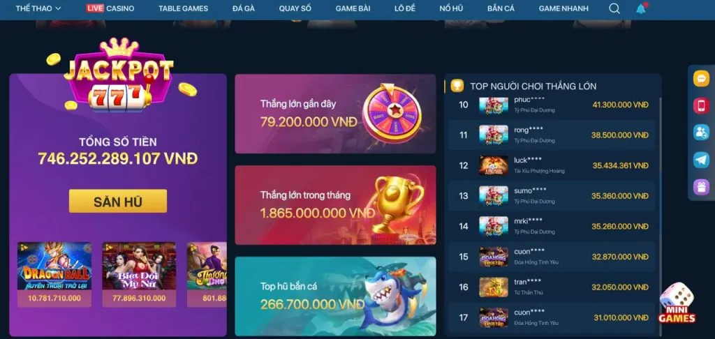 Nạp rút nhanh chóng